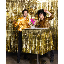 Zlatá výzdoba stola